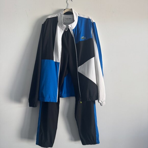 Lacoste Men's SPORT Iconic Crocodile Print 2 pieces Sweatsuit, Size XL - Picture 8 of 17